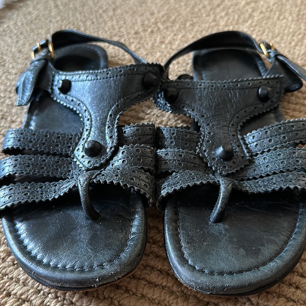 Balenciaga Arena Gladiator Sandal Black Size 37 View 4